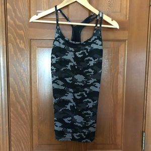 Fabletics Omemee Camo Asymmetric Bra Tank Top